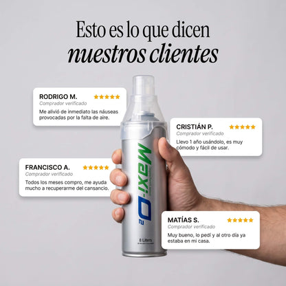 Oxigeno Portátil Aerosol