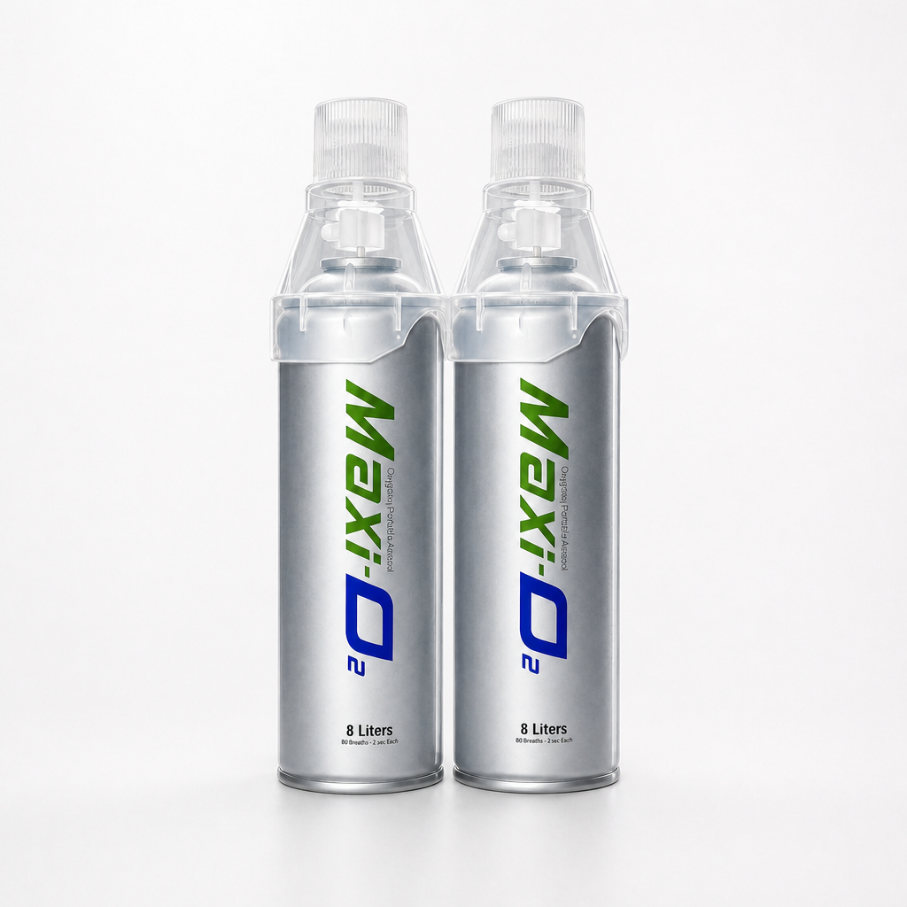 Oxígeno Portátil en Aerosol - Pack de 2 unidades
